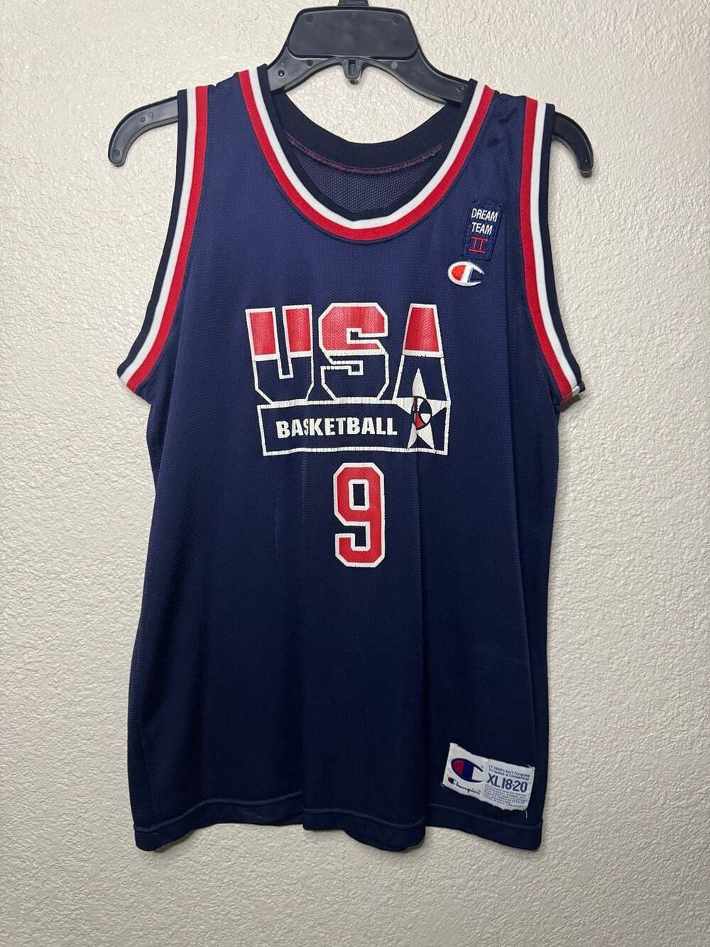 Vintage Dan Majerle #9 USA Basketball Dream Team II Champion Jersey Youth XL - Picture 1 of 5